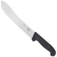 Victorinox 5.7403.25-X5 10" Butcher Knife with Fibrox Handle