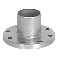 Josam JF-9022 4" Stainless Steel Push-Fit Male Flange Adapter - 150 PSI