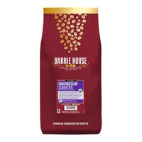 Barrie House Fair Trade Organic Indonesian Sumatra Whole Bean Coffee 2 lb. - 6/Case