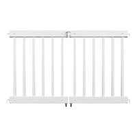 Mod-Fence Mod-Traditional 6' White Traditional Center Gate Panel