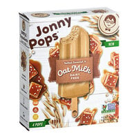 JonnyPops Salted Caramel and Oat Milk Popsicle 2.06 fl. oz. - 24/Case