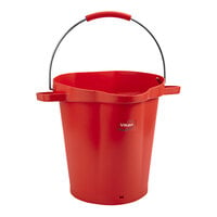 Vikan 56924 5 Gallon Red Hygiene Bucket