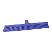 Vikan 31998 24" Purple Push Broom Head with Flagged Bristles
