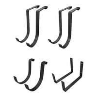 SafeRacks Gray 8-Piece Hook Accessory Package