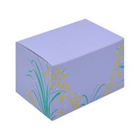 3 5/8" x 2 3/8" x 2 3/8" 1-Piece 1/4 lb. Lilac Easter Egg Candy Box - 250/Case