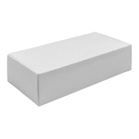 7 1/8" x 3 3/8" x 1 7/8" 1-Piece 1 lb. White Candy Box - 250/Case