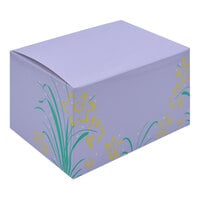 5 1/2" x 4" x 3 1/2" 1-Piece 1 lb. Lilac Easter Egg Candy Box - 250/Case