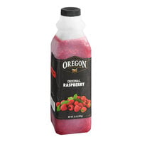 Oregon Fruit In Hand Original Diced Raspberry with Diced Fruit 35 oz. - 6/Case