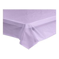 Choice 54" x 108" Lavender Plastic Table Cover