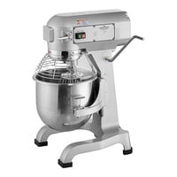 Main Street Equipment CMIX20 20 Qt. Planetary Stand Mixer with Guard & Standard Accessories - 120V, 1 1/2 hp