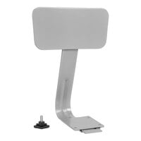 National Public Seating Adjustable Gray Steel Backrest for 6200 and 6300