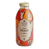 Harney & Sons Organic Peach Iced Tea 16 fl. oz. - 12/Case