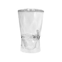 Choice 3.5 Gallon Acrylic Beverage Dispenser with Ice Chamber