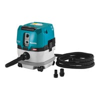 Makita GCV02ZX 40V Max XGT Lithium Ion Cordless Brushless 2.1 Gallon Dry Dust Extractor with HEPA Filtration and AWS Capability (Tool Only)