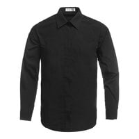 Henry Segal Women's Customizable Black Long Sleeve Cafe / Bistro Shirt