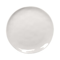 Elite Global Solutions Maya 9" Cream Reactive Glaze Round Melamine Plate - 6/Case