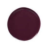 Elite Global Solutions Maya 7" Purple Reactive Glaze Round Melamine Plate - 6/Case