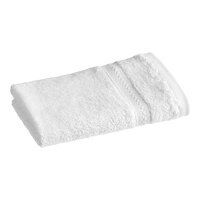 1888 Mills Pure Terry 13" x 13" White 100% Supima Combed Cotton Washcloth 1.75 lb. - 120/Case