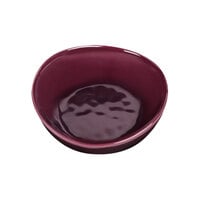 Elite Global Solutions Maya 10 oz. Purple Reactive Glaze Irregular Round Melamine Bowl - 6/Case