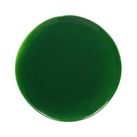 Elite Global Solutions Maya 9" Green Reactive Glaze Round Melamine Plate - 6/Case
