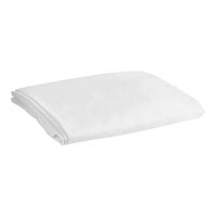 1888 Mills Oasis T-300 80" x 39" x 15" Twin XL White Size 100% Ring-Spun Combed Cotton Fitted Sheet - 24/Case