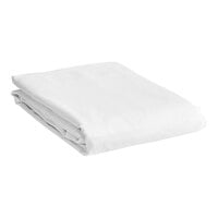 1888 Mills Oasis T-300 94" x 70" Twin White Size 100% Ring-Spun Combed Cotton Duvet Covers - 6/Case