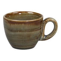 RAK Porcelain Rakstone Spot 2.7 oz. Peridot Porcelain Espresso Cup - 12/Case