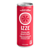 Izze Grapefruit Sparkling Juice Drink 8.4 fl. oz. Can - 24/Case