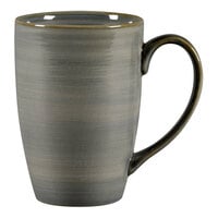 RAK Porcelain Rakstone Spot 10.15 oz. Jade Porcelain Mug with Handle - 6/Case