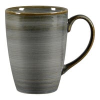 RAK Porcelain Rakstone Spot 12.15 oz. Jade Porcelain Mug with Handle - 12/Case
