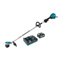 Makita 40V Max XGT 15" Brushless Cordless String Trimmer Kit with Shoulder Strap, 4.0 Ah Lithium-Ion Battery, and Charger GRU01M1