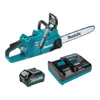 Makita 40V Max XGT 16" Brushless Cordless Chainsaw Kit with 4.0 Ah Lithium-Ion Battery and Charger GCU05M1