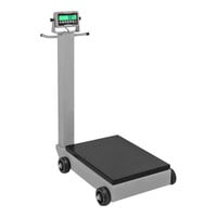 Cardinal Detecto 500 lb. Portable Digital Floor Scale with 185B Indicator and Tower Display, Legal for Trade 5852F-185B