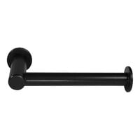 Bobrick Fino B-9543.MBLK Surface-Mounted Stainless Steel Single Roll Toilet Tissue Holder with Matte Black Finish