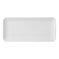 Dudson Harvest Norse 13 5/8 x 6 1/4" White Rectangular China Plate by Arc Cardinal - 6/Case