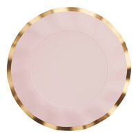 Sophistiplate 10 1/2" Everyday Blush Wavy Paper Dinner Plate - 96/Case