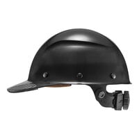Lift Safety Dax Matte Black Fiber Resin Cap Brim Hard Hat HDFC-17KG