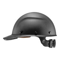 Lift Safety Dax Matte Black Carbon Fiber Cap Brim Hard Hat HDCM-17KG