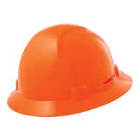 Lift Safety Briggs Orange 4-Point Ratchet Suspension Full Brim Hard Hat HBFE-7O
