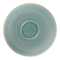 RAK Porcelain Rakstone Spot 5 1/8" Sapphire Porcelain Espresso Cup Saucer - 12/Case