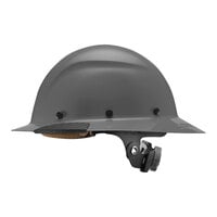Lift Safety Dax Gray Fiber Resin Full Brim Hard Hat HDF-21GY