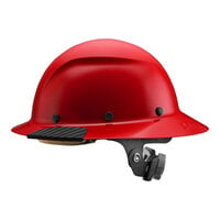 Lift Safety Dax Red Fiber Resin Full Brim Hard Hat HDF-20RG