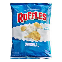 Ruffles Original Ridged Potato Chips 1.5 oz. - 64/Case