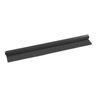 Choice 40" x 100' Black Plastic Table Cover Roll - 4/Case