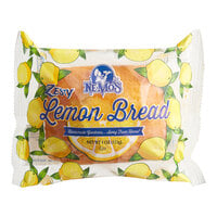 Ne-Mo's Bakery Individually Wrapped Zesty Lemon Cake Bread 4 oz. - 12/Case