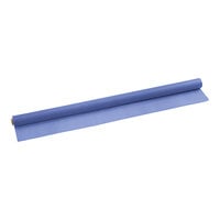 Choice 40 inch x 100' Navy Blue Plastic Table Cover Roll - 4/Case