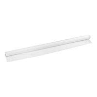 Choice 40 inch x 100' White Plastic Table Cover Roll - 4/Case