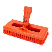 Carlisle Sparta 3638831EC24 8" Orange Swivel Scrub Brush
