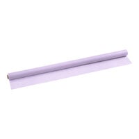 Choice 40 inch x 100' Lavender Plastic Table Cover Roll