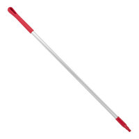 Carlisle Sparta 40216EC05 48" Red Threaded Aluminum Broom / Squeegee Handle